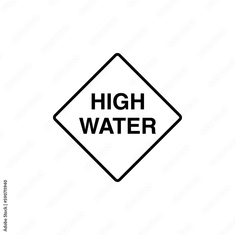 Black and White Color Traffic Sign Street Sign Icon Vector Template Black and White Color Traffic Sign Street Sign Icon Vector Template