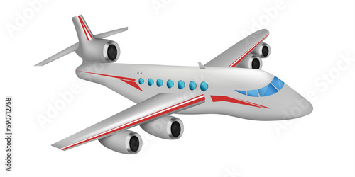 vector illustration airplane design template.