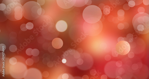 Abstract bokeh background red and brown