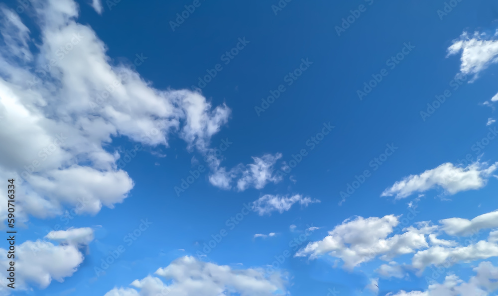 lovely fluffy white clouds in the sky above Sydney NSW Australia at sunset lovely fluffy white clouds in the sky above Sydney NSW Australia at sunset