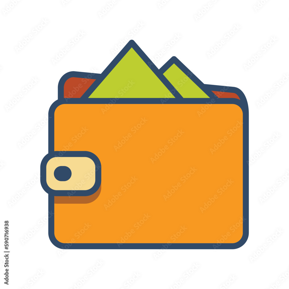 wallet icon design vector template wallet icon design vector template