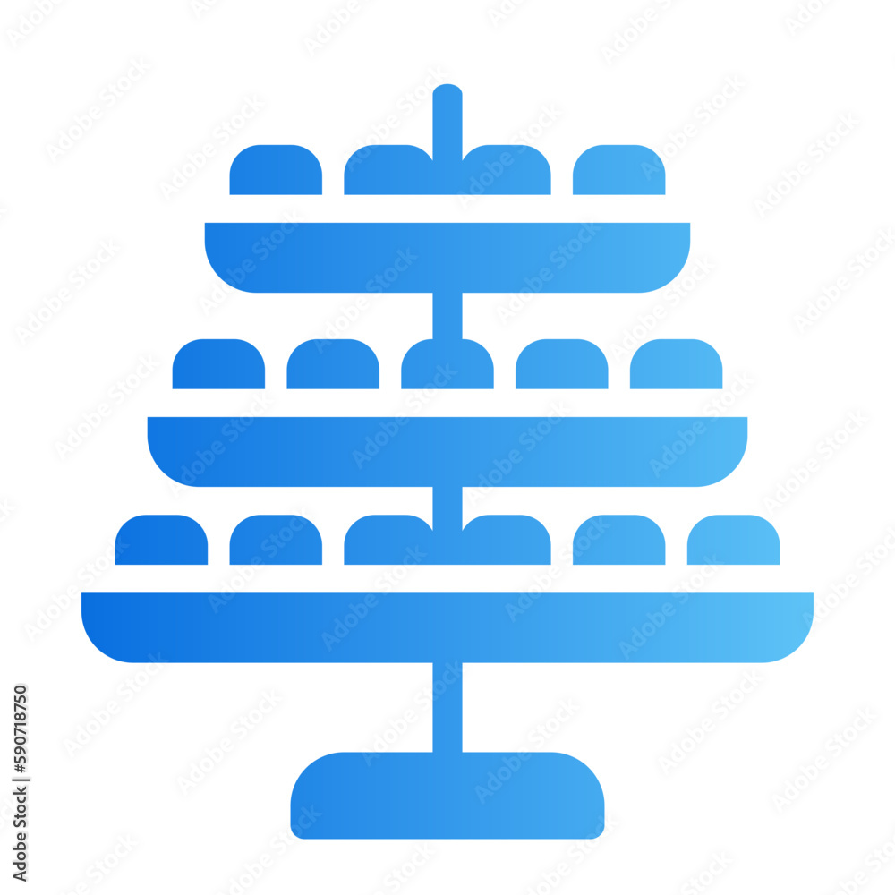 food tray gradient icon food tray gradient icon