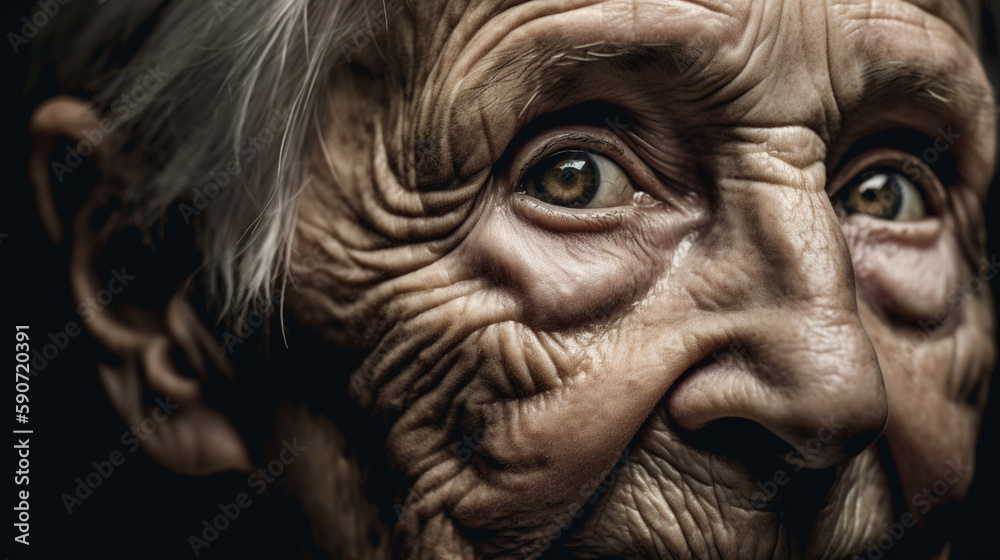 old people portrait, close up old people portrait, close up