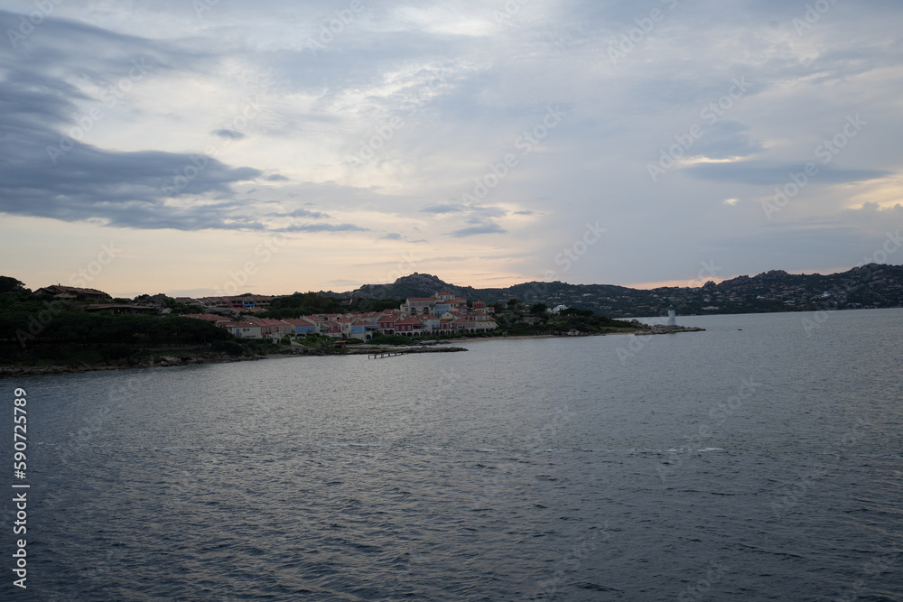 Sonnenuntergang bei Maddalena auf Sardinien