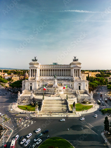 Photography Aerial view of the national museum of Italy