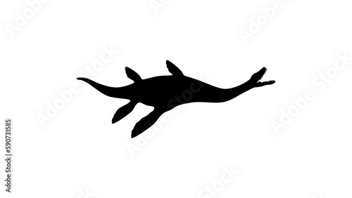 plesiosaur silhouette photo