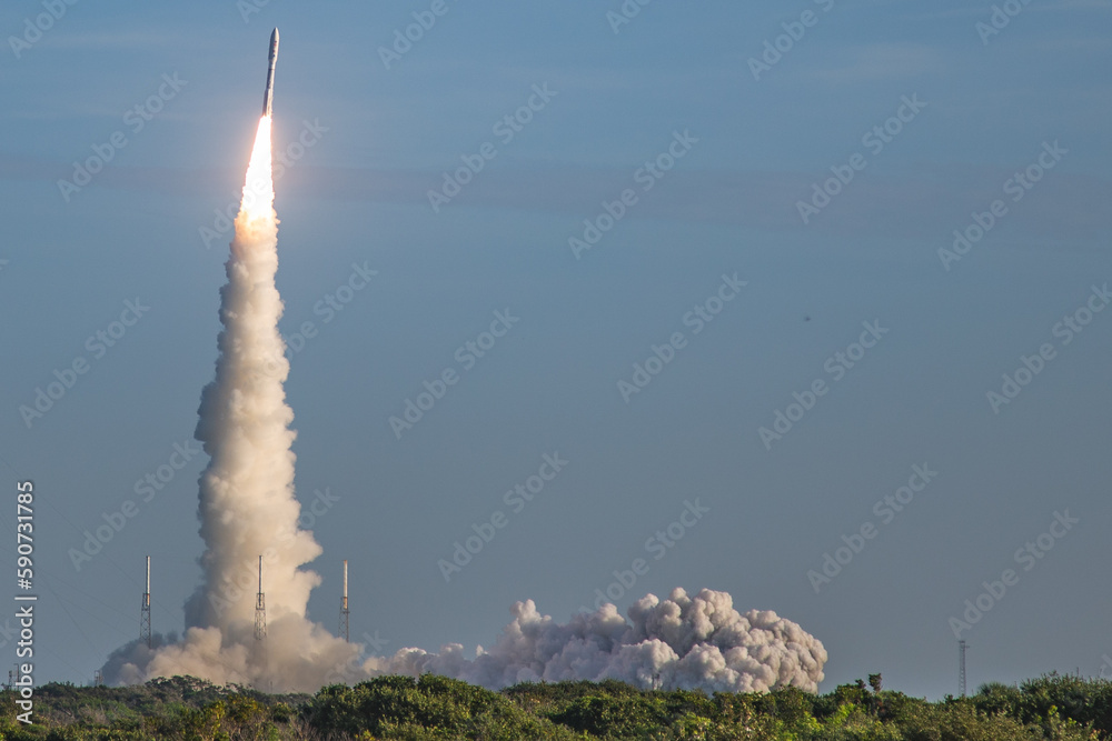 Rocket launch at cape canaveral florida, Mars Rover Preserverance