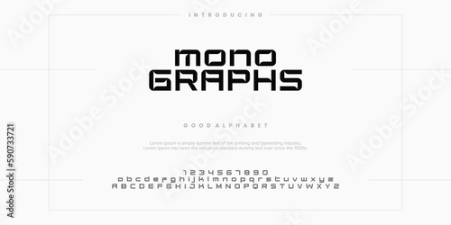 Sport Modern Future bold Alphabet Font. Typography urban style fonts for technology  digital  movie logo bold style. vector illustration