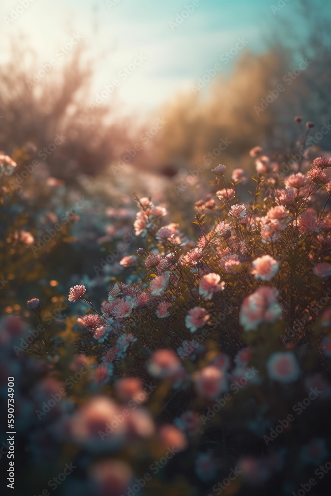 Fototapeta premium Blooming meadow