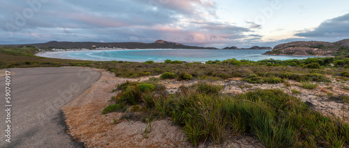 Road and landscape of Western beach at Perth