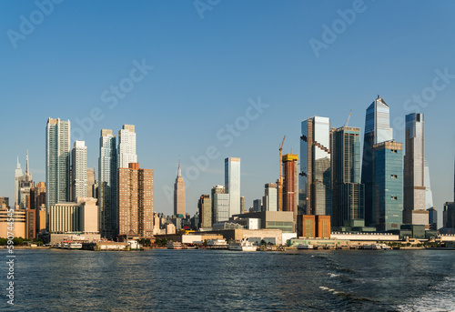 New York Manhattan skyscrapers, business office and financial companies © ImageFlow