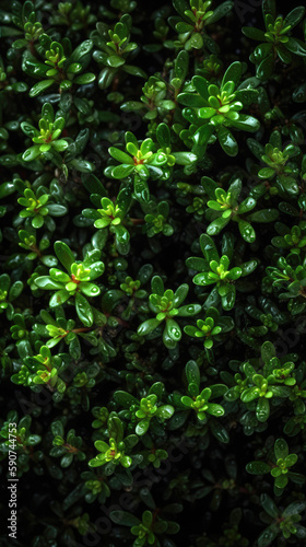 Thyme, adorned with glisten...