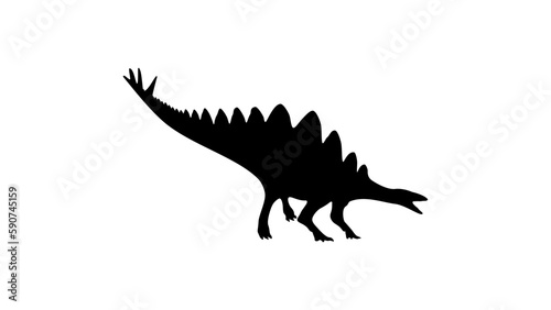 Stegosaurus silhouette © OMIA