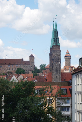 Saint Sebal cathedral in Nuremberg, Germany photo