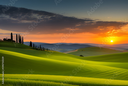 Countryside near Pienza, Tuscany, Italy