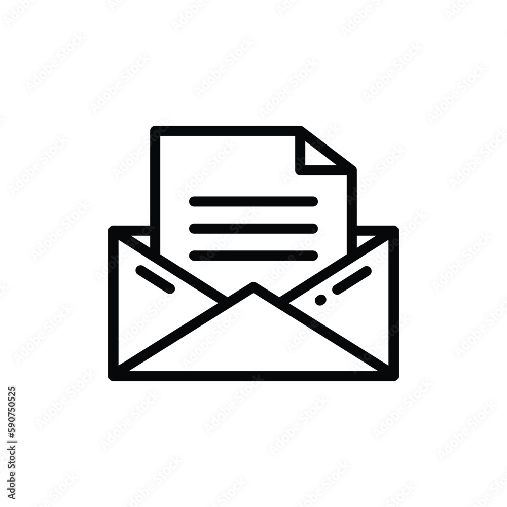 Envelope vector icon. Mail flat sign design. Envelope symbol pictogram. UX UI icon Envelope vector icon. Mail flat sign design. Envelope symbol pictogram. UX UI icon