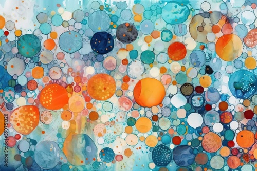 abstract watercolor splash ...