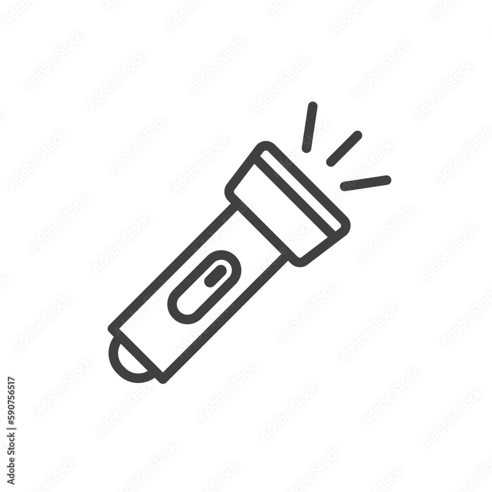 Flashlight vector icon. Flashlight flat sign design. Flashlight symbol pictogram. UX UI icon Flashlight vector icon. Flashlight flat sign design. Flashlight symbol pictogram. UX UI icon