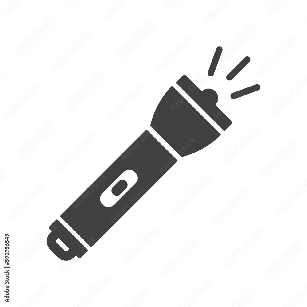 Flashlight vector icon. Flashlight flat sign design. Flashlight symbol pictogram. UX UI icon Flashlight vector icon. Flashlight flat sign design. Flashlight symbol pictogram. UX UI icon