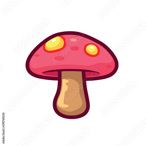 illustration of a mushroom