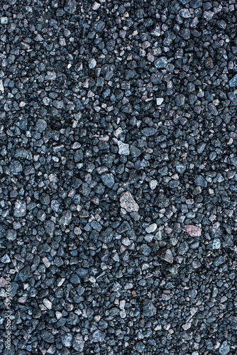 Surface grunge rough of asphalt, texture background, tarmac grey grainy road, top view