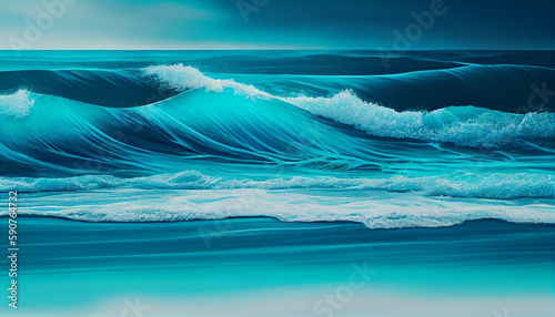 Oceanic Dreams: Capturing the Ocean's Majestic Waves © shivaniii