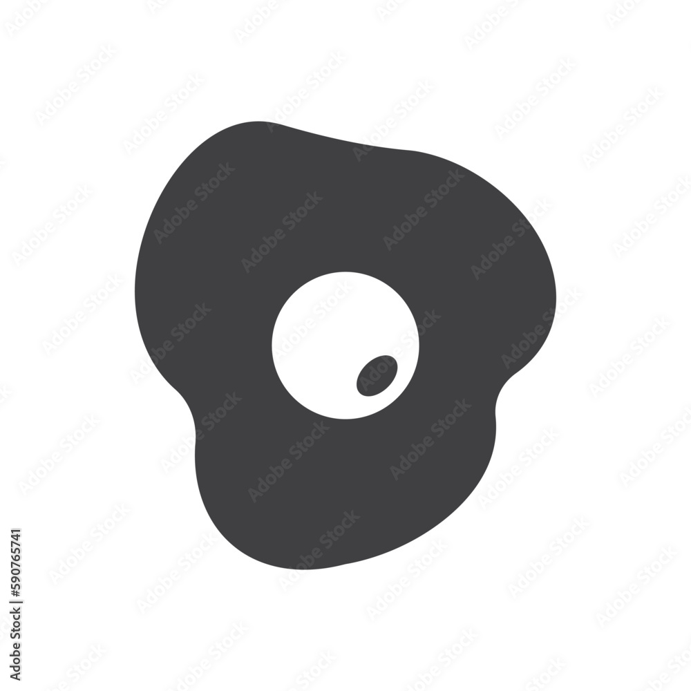 Fried egg icon. Fried egg vector sign design. Egg flat symbol pictogram. UX UI icon Fried egg icon. Fried egg vector sign design. Egg flat symbol pictogram. UX UI icon