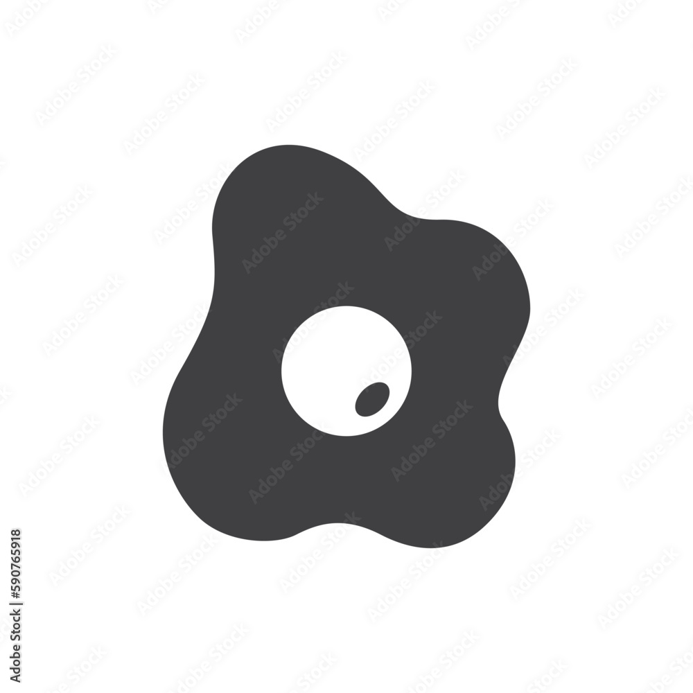 Fried egg icon. Fried egg vector sign design. Egg flat symbol pictogram. UX UI icon Fried egg icon. Fried egg vector sign design. Egg flat symbol pictogram. UX UI icon