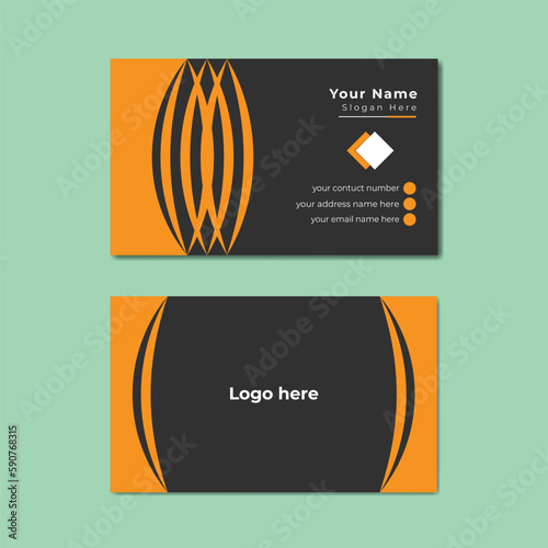 Corporate, New and best Business card Template.