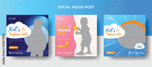 baby fashion social media post, kids fashion social media post, fashion promotion post,
discount post, fashion sale banner,Baby fashion sale and kids fashion 
sale social media ads fashion template,