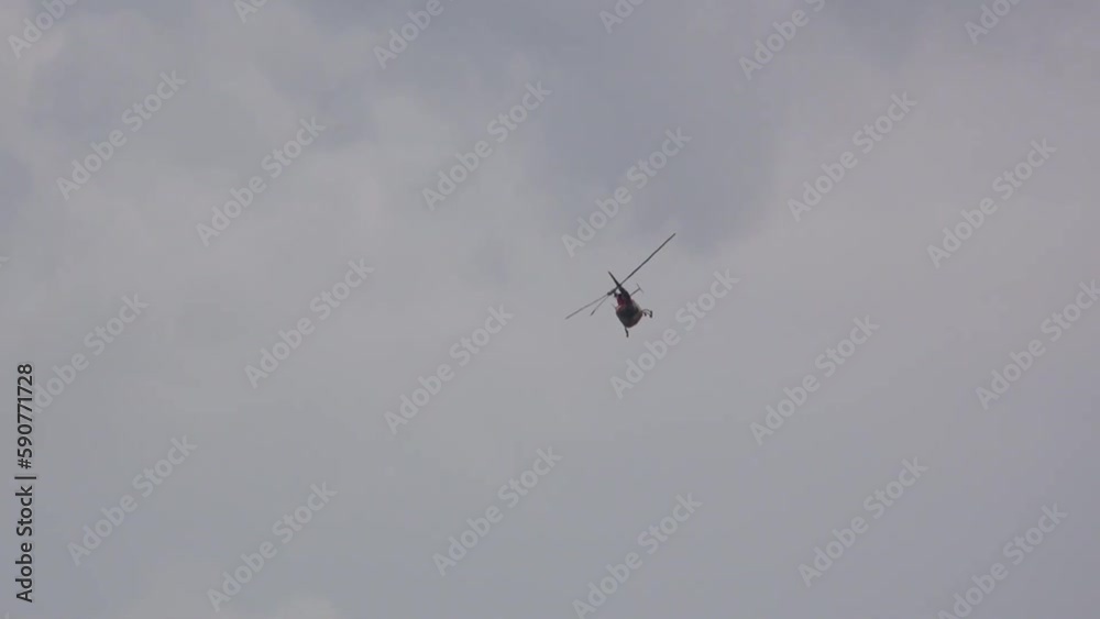 Army helicopter conducting pilot training and assessment flight Army helicopter conducting pilot training and assessment flight
