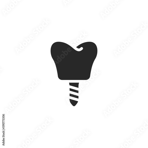 Dental icon, isolated Dental sign icon, vector illustration
