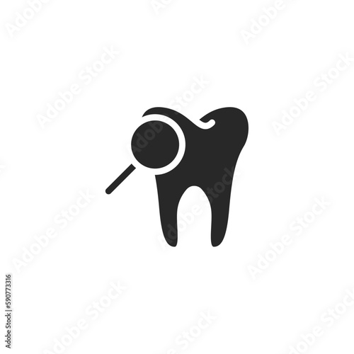 Dental icon, isolated Dental sign icon, vector illustration