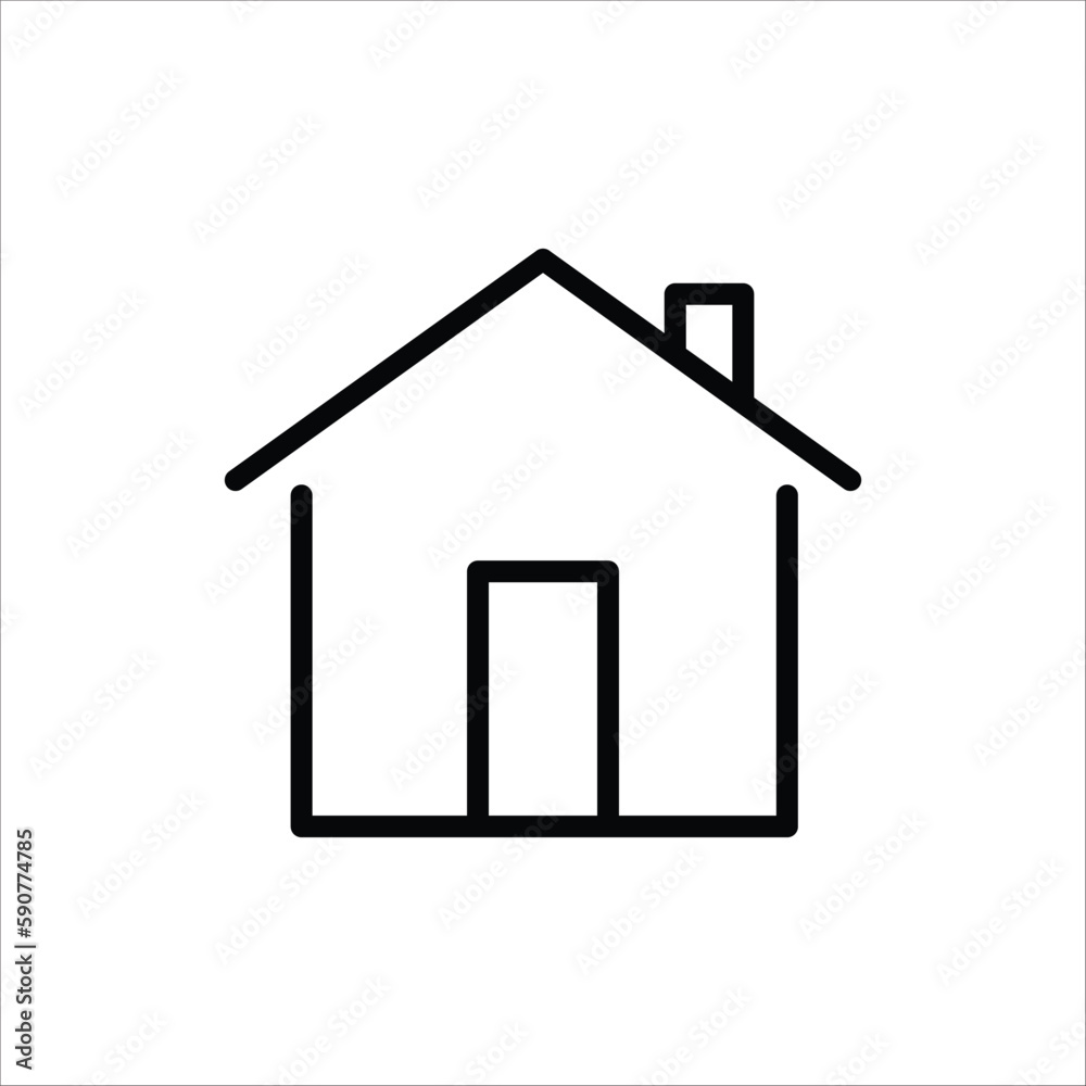 House vector icon. Home flat sign design. House symbol pictogram. Home icon. UX UI icon House vector icon. Home flat sign design. House symbol pictogram. Home icon. UX UI icon