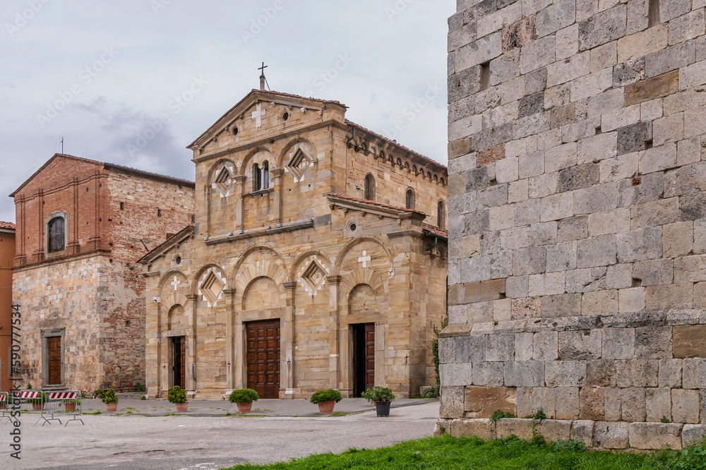 Pieve di San Giovanni and Santa Maria Assunta church, Cascina, Pisa, Italy	