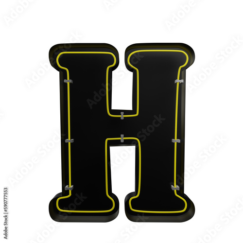 alphabet letter H