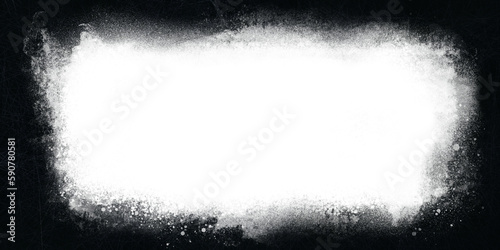 Fondo abstracto grunge con suciedad formando un marco de textura en negro, recurso de fondo enmarcado. Espacio para texto o imagen y fondo transparente 