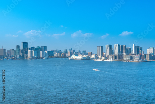 東京湾 ベイエリア 都市景観 イメージ素材