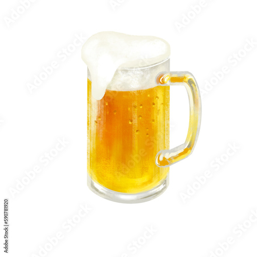 ビール　生ビール　ジョッキ