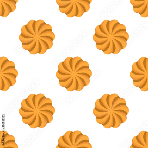 Pattern homemade cookie different taste in pastry biscuit