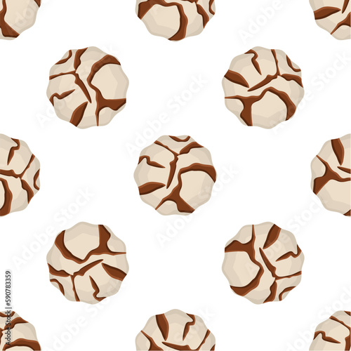 Pattern homemade cookie different taste in pastry biscuit