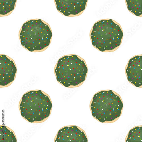 Pattern homemade cookie different taste in pastry biscuit