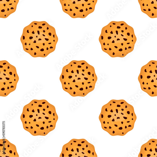 Pattern homemade cookie different taste in pastry biscuit