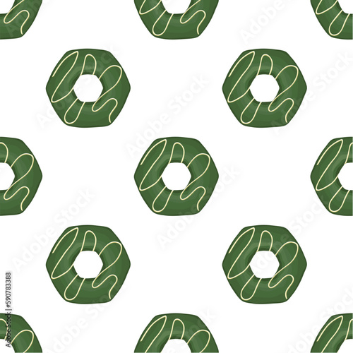 Pattern homemade cookie different taste in pastry biscuit