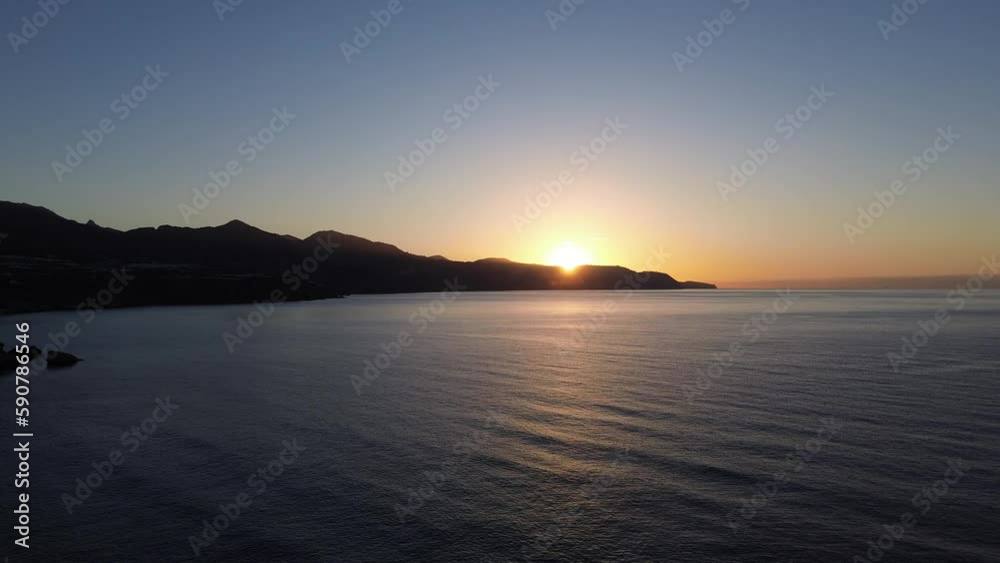Amanece en el balcón de Europa. Nerja. España Amanece en el balcón de Europa. Nerja. España