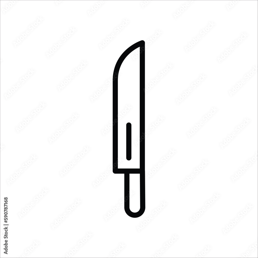 Knife vector icon. Knife flat sign design. Knife symbol pictogram. UX UI icon Knife vector icon. Knife flat sign design. Knife symbol pictogram. UX UI icon
