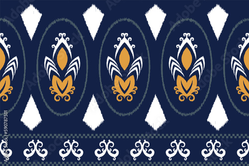 trendy Ikat pattern design. suitable for textures, fabrics, embroidery, clothing, weaving, wrapping, scarves, sarongs