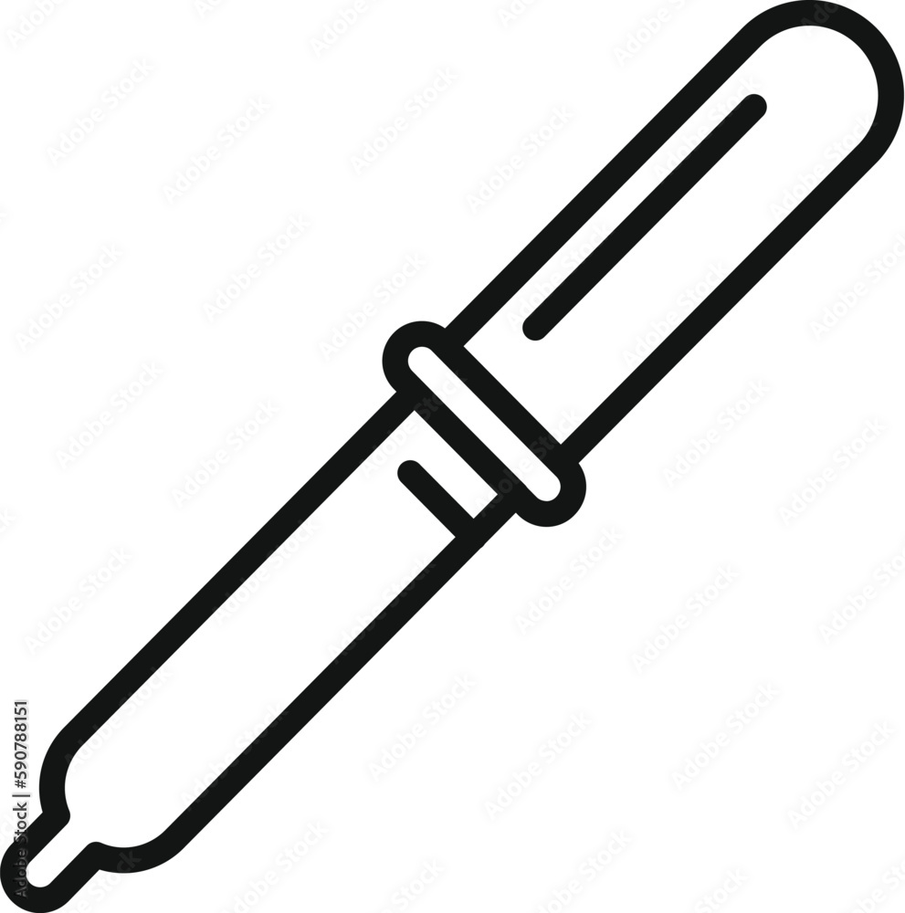 Dropper icon outline vector. Shield system. Body healthy Dropper icon outline vector. Shield system. Body healthy