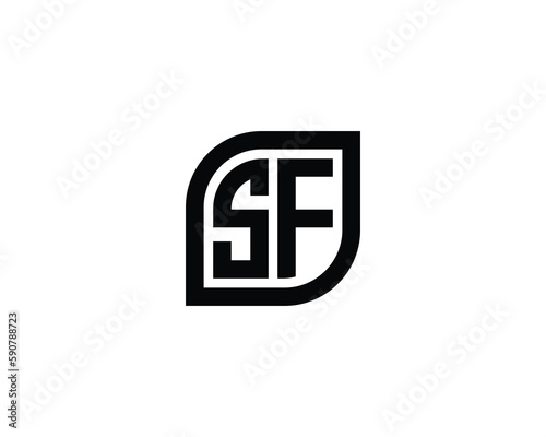 SF Logo design vector template