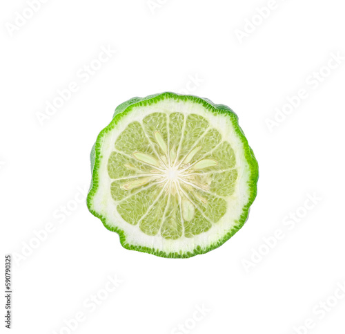 Bergamot slices on  transparent png
